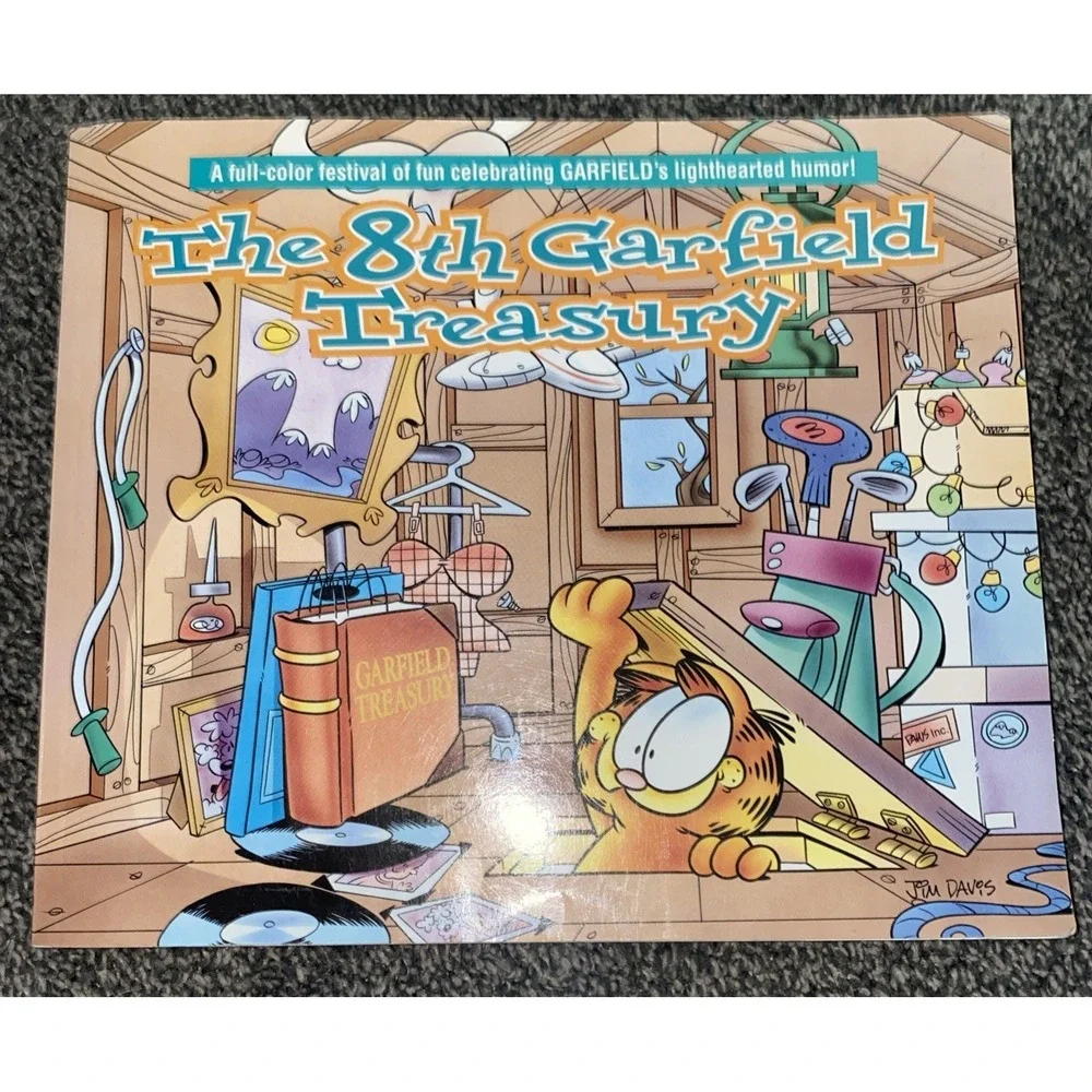 Lot Of 3 Garfield Comic Books By Jim Davis Fat Cat Treasury Guide To Everything